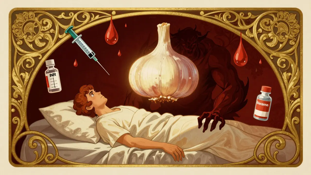 Garlic Supplements and Anticoagulants: What You Need to Know About Bleeding Risk