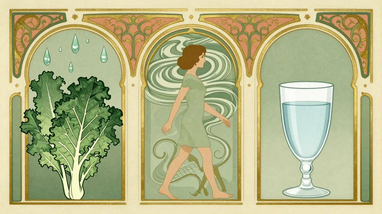 Person walking through decorative arches representing a three-month health plan