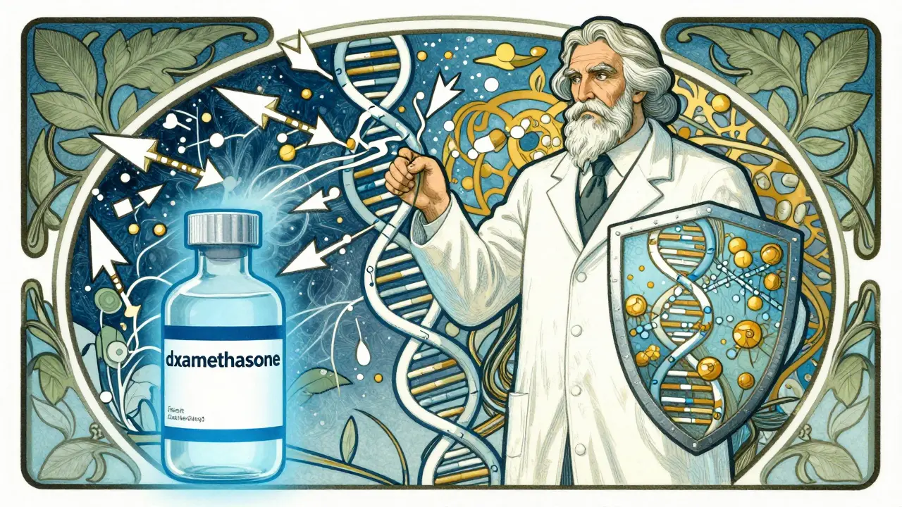 Doctor using genetic testing to prevent medication side effects